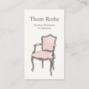 Carte D'appel Ameublement Raffinage et Upholstery