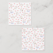 Carte D'appel Amour des moutons (Devant / Derrière)