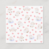 Carte D'appel Amour des moutons (Dos)