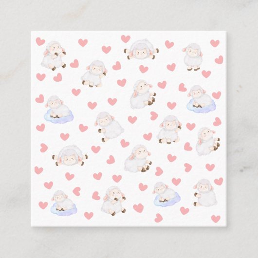 Carte D'appel Amour des moutons (Devant)