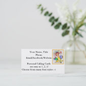 Carte D'appel Amusement à la mode de personnaliser Artsy de (Debout devant)