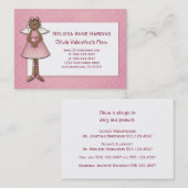 Carte D'appel Ange rose ethnique de télécarte de maman (Devant / Derrière)