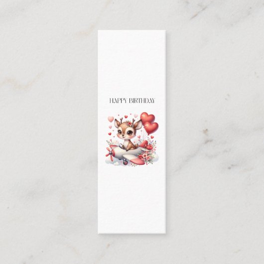 Carte D'appel Anniversaire de Deer Pilot (Devant)