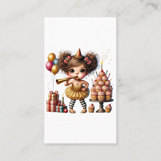 Carte D'appel Anniversaire de gnome drôle et excentrique (Devant)