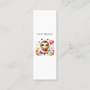 Carte D'appel Anniversaire de Pilote Abeille
