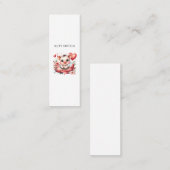 Carte D'appel Anniversaire de Pilote Cochon (Devant / Derrière)