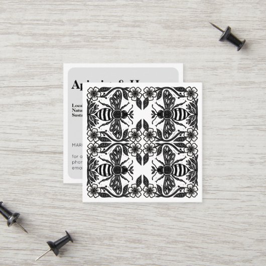 Carte D'appel Apiculteur taille-douce (Devant/Arrière en situation)
