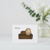 Carte D'appel Appelez-moi… (le téléphage drôle) (Debout devant)