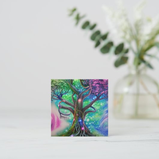 Carte D'appel Arborescence de rêve (Debout devant)