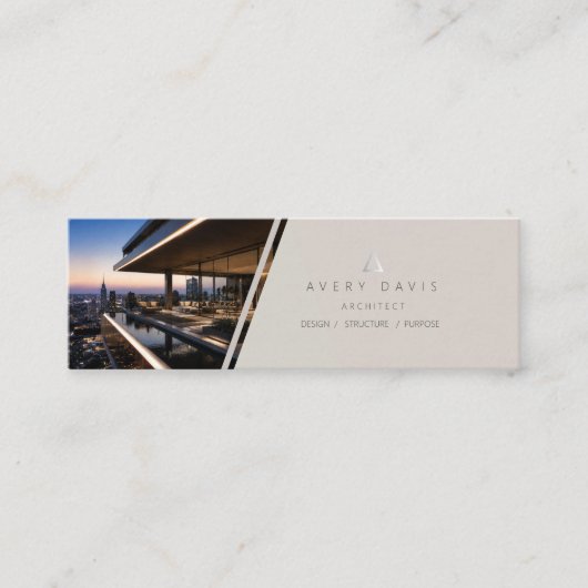 Carte D'appel Architecte de Penthouse de Luxe (Devant)