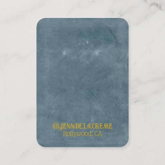 Carte D'appel Ardoise en ardoise de nuits du Sahara (Dos)