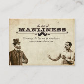 Carte D'appel Art de télécarte de virilité (Dos)