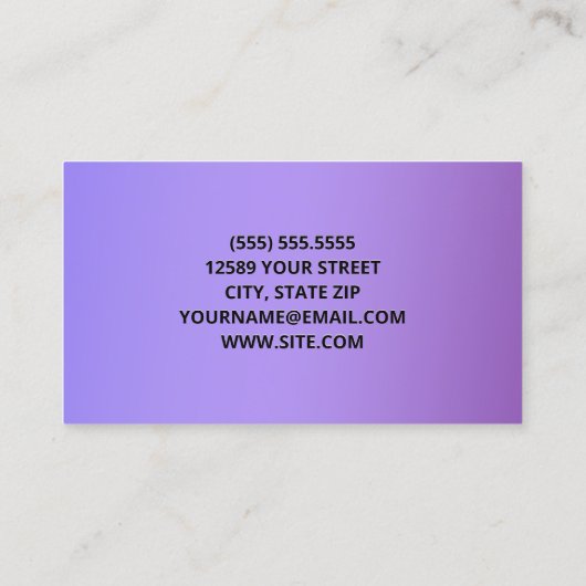 Carte D'appel Assistant en soins infirmiers certifié de l'AIIC (Dos)