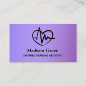 Carte D'appel Assistant en soins infirmiers certifié de l'AIIC (Devant)