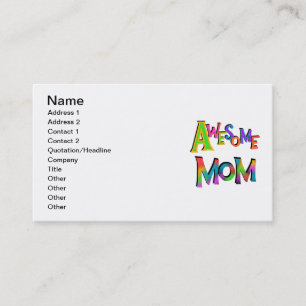 Carte D'appel Awesome Maman T-shirts et cadeaux