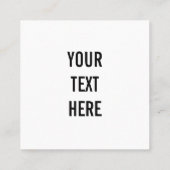 Carte D'appel B&W X-Ray Vision Skeleton Smoking (Dos)