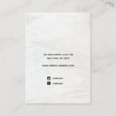 Carte D'appel Bachelorette Bridesmaid Script Bois oreille (Dos)