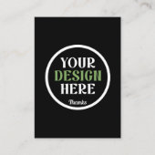 Carte D'appel baiser personnalisé, unique, élégant et minimalist (Devant)