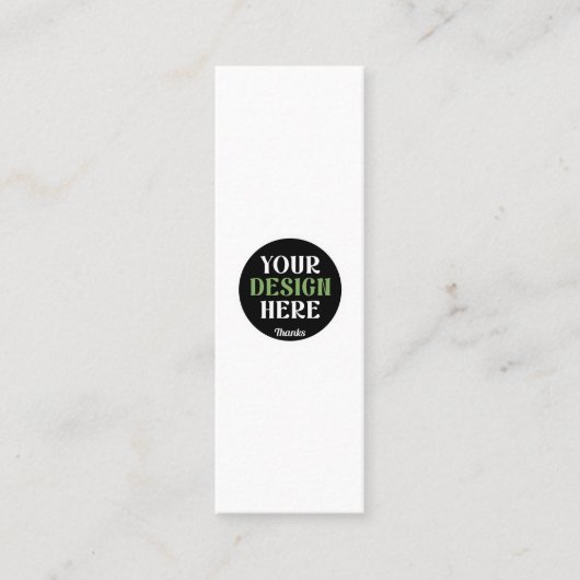 Carte D'appel baiser personnalisé, unique, élégant et minimalist (Devant)