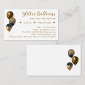 Carte D'appel Ballon de fête de planificateur d'événement en bro (Devant / Derrière)