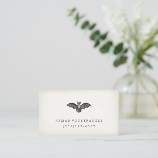 Carte d'appel Bat Vampire (Debout devant)