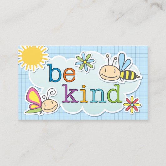Carte D'appel Be Kind Cards - Encourage Acts of Kindness (Devant)