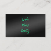 Carte D'appel Beauté esthétique (Devant)