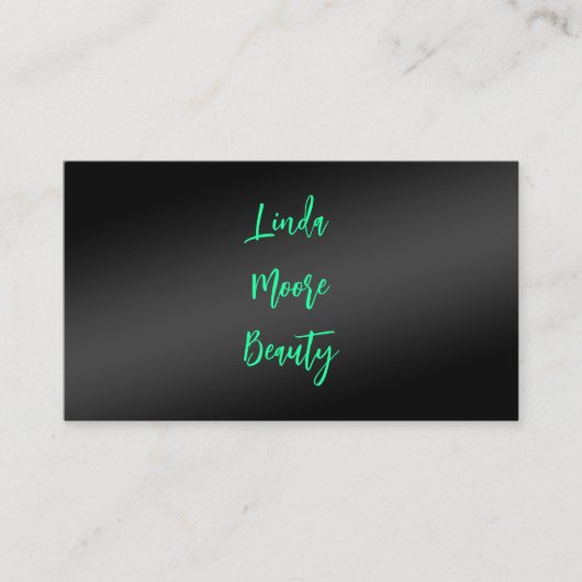 Carte D'appel Beauté esthétique (Devant)