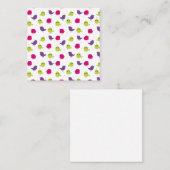 Carte D'appel Beaux oiseaux colorés (Devant / Derrière)