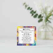 Carte D'appel BIble Priestly Bénédiction Abstraite Paint Note Ca (Debout devant)