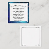 Carte D'appel BIble Sacrement de la bénédiction numéros d'espace (Devant / Derrière)