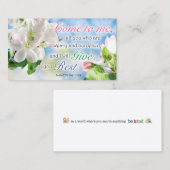 Carte D'appel Bible Verse Cards - Religious Motivational Cards (Devant / Derrière)