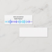 Carte D'appel Blanc onduleur personnalisable (Devant / Derrière)