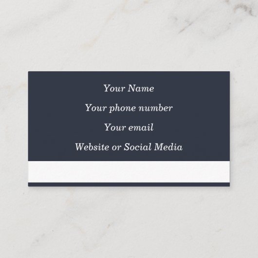 Carte d'appel Blue Lily Art Nouveau (Dos)