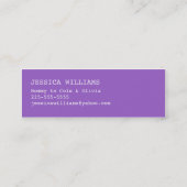 Carte D'appel "Bonjour" bulle de la parole (Dos)