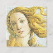 Carte D'appel Botticelli Venus (Devant)