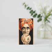 Carte D'appel Boule de cristal de caisson Fortune (Debout devant)