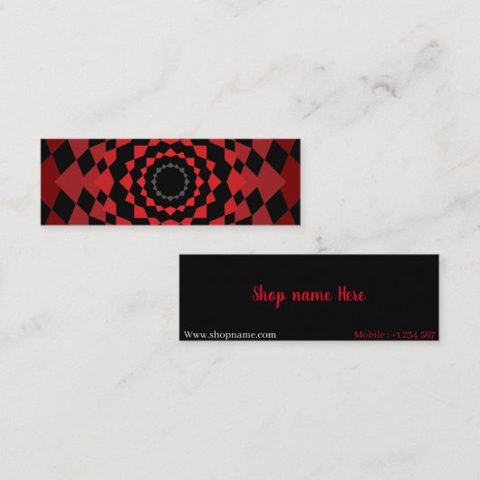 Carte D'appel boutique (Devant / Derrière)