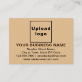 Carte d'appel Brown sur la marque commerciale (Devant)