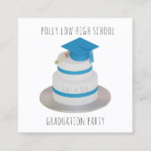 Carte D'appel Budget High School Graduation Party Mini Invitatio (Devant)