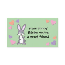 Bunny Valentine Card (sans enveloppe)