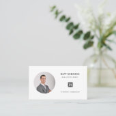 Carte D'appel Bureau officiel professionnel LinkedIn (Debout devant)