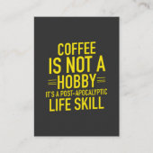 Carte D'appel Café amusant (Devant)