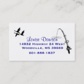 Carte D'appel Camping et pêche (Dos)