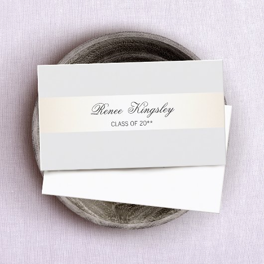 Carte D'appel Carnet de nom élégant