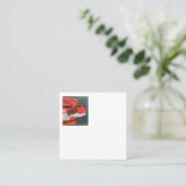 Carte d'appel Carré Dotty Robin (Debout devant)