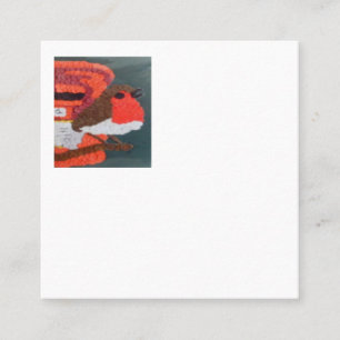 Carte d'appel Carré Dotty Robin