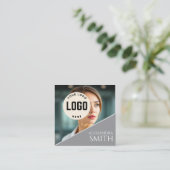 Carte D'appel Carré photo professionnel moderne simple professio (Debout devant)