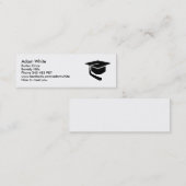 Carte D'appel Casquette d'obtention du diplôme (Devant / Derrière)