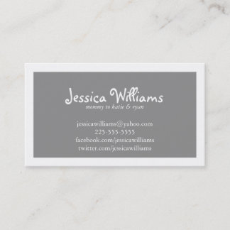 Carte D'appel Chevron chic